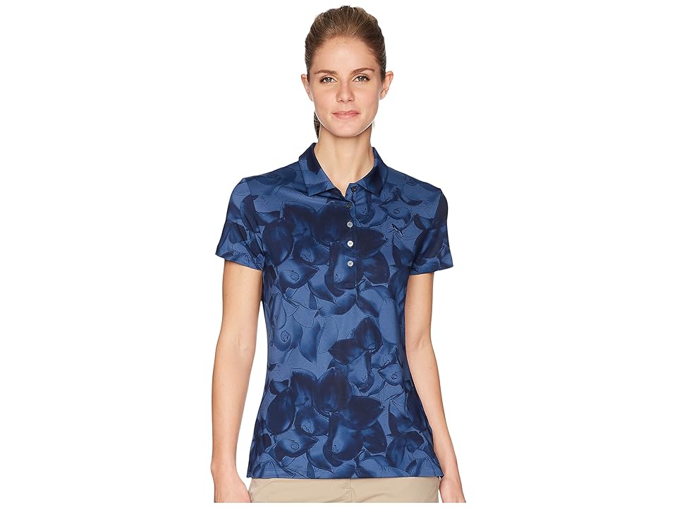 

PUMA Golf Bloom Polo (Peacoat) Women's Short Sleeve Pullover