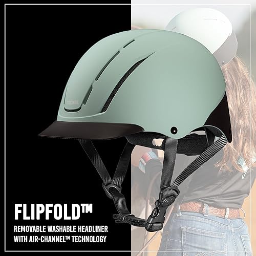 Miniatura 3 de Troxel Spirit Duratec Full Coverage Horse Riding Helmet, Low-Profile Adjustable Design, Safety Horseback Riding Gear