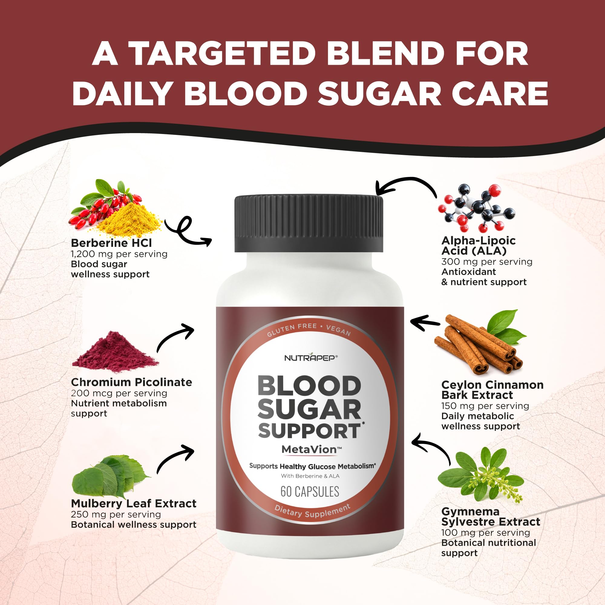 NutraPep Ceylon Cinnamon & Berberine Complex — Amazon image 3