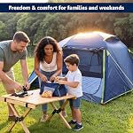 Three Bears 2-Person Camping Tent, Waterproof & Windproof Lightweight Backpacking Tent for Hiking, Camping, Mountaineering & Travel - Durable & Easy Setup
