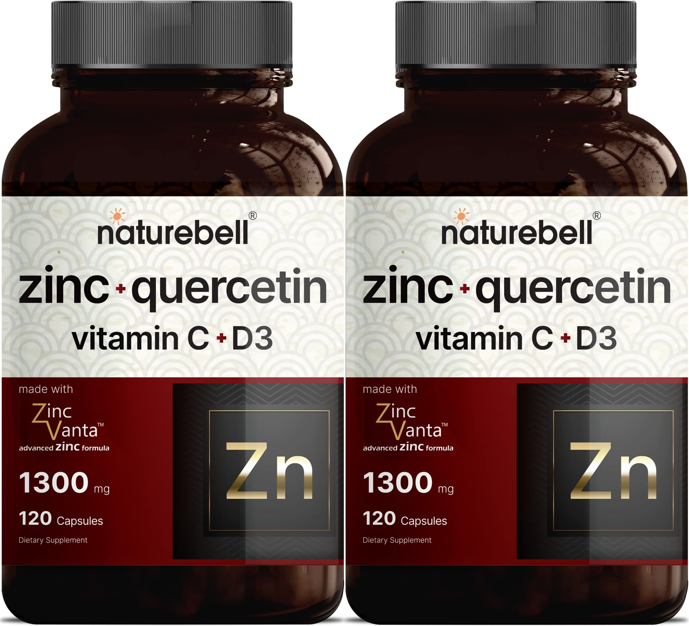 VIVE MD (2 Pack) Quercetin 500mg with ZincImmune System