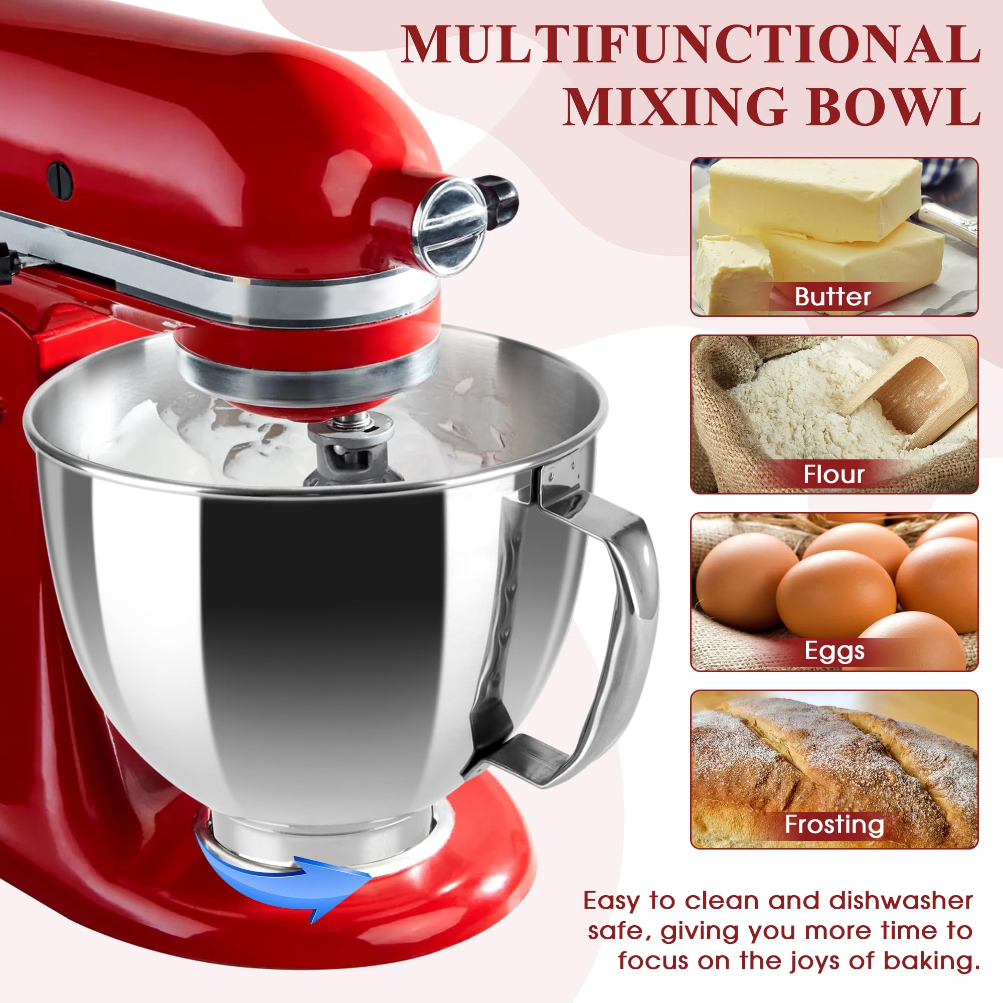 Yuta-Oto　キッチンエイドミキサー用ボウル 楽天市場】キッチンエイドスタンドミキサー用ボウルセット