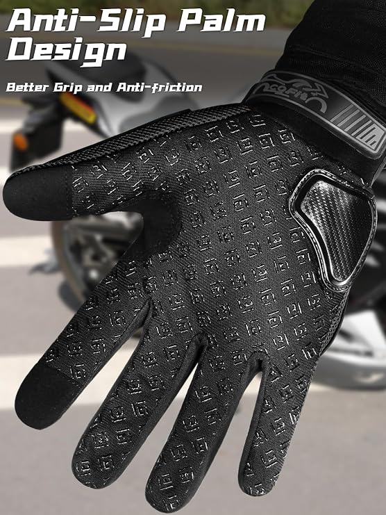 COFIT Breathable Mesh Motorcycle Gloves, Touchscreen Protective Motorbike Gloves for Men and Women BMX ATV MTB Riding, Road Racing, Motocross Racing, Cycling