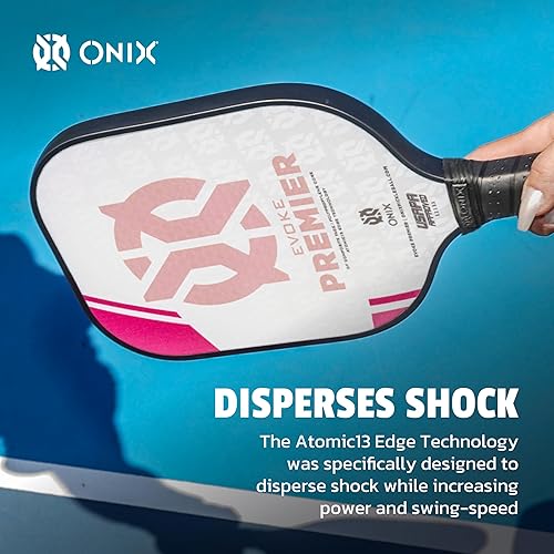 Miniatura 5 de Onix Evoke Premier Professional Tournament Pickleball Paddle Composite Face Impact Paddle Shape