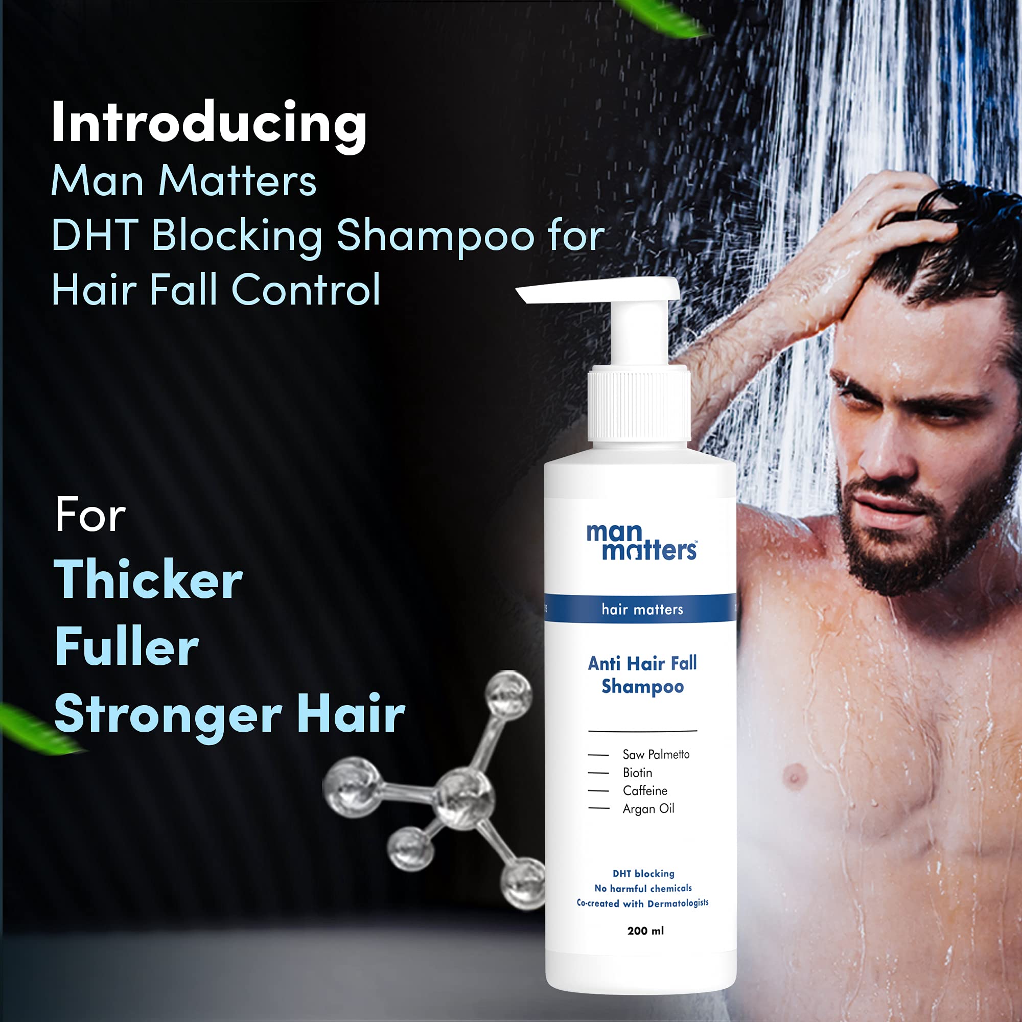 Man Matters Complete Anti Hair Fall Kit Grow Hair Tonic 60ml Anti