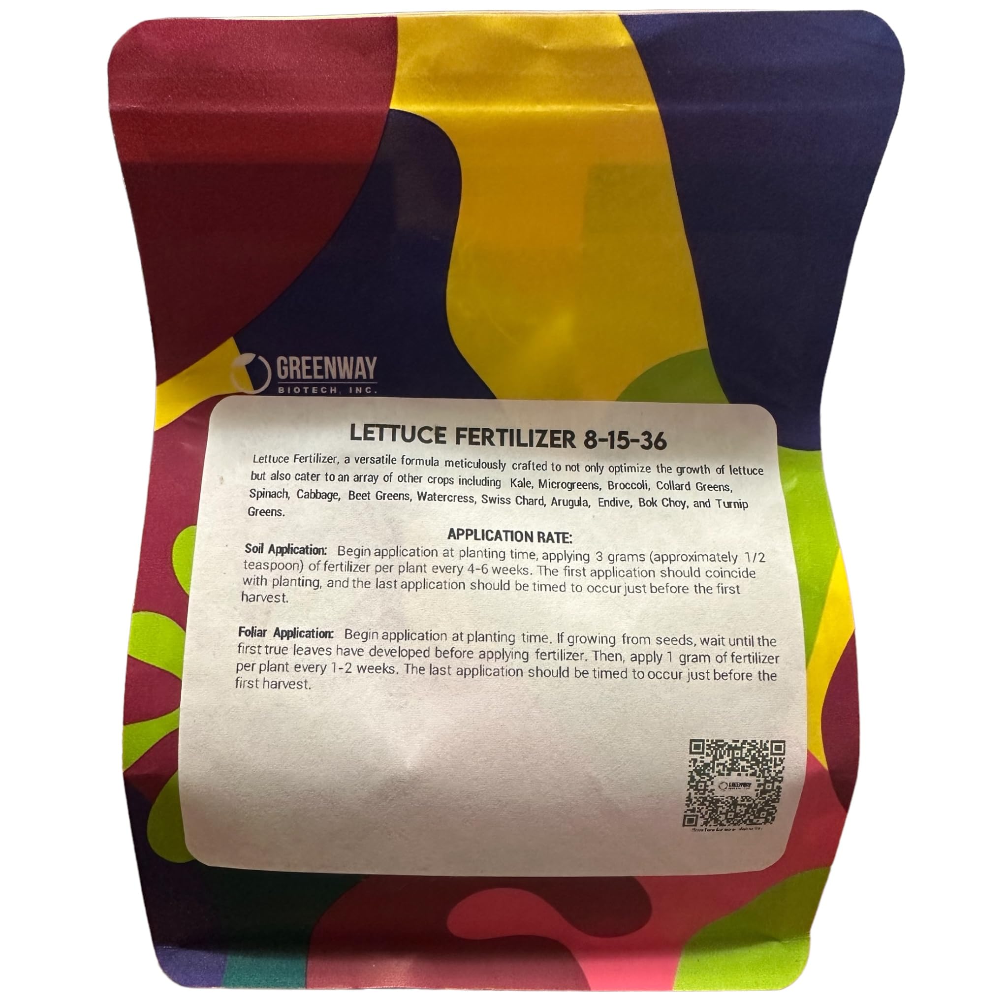 Amazon.com : Greenway Biotech Lettuce Fertilizer Powder 8-15