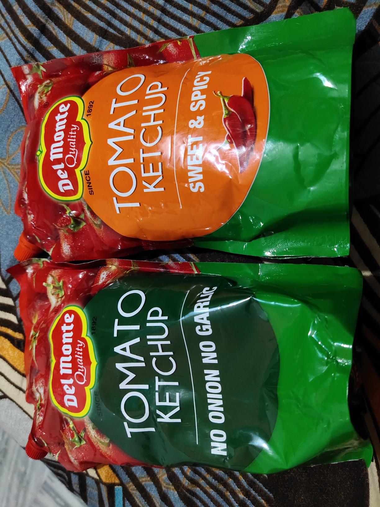 Del Monte Tomato Ketchup No Onion No Garlic, 1kg Amazon.in Grocery