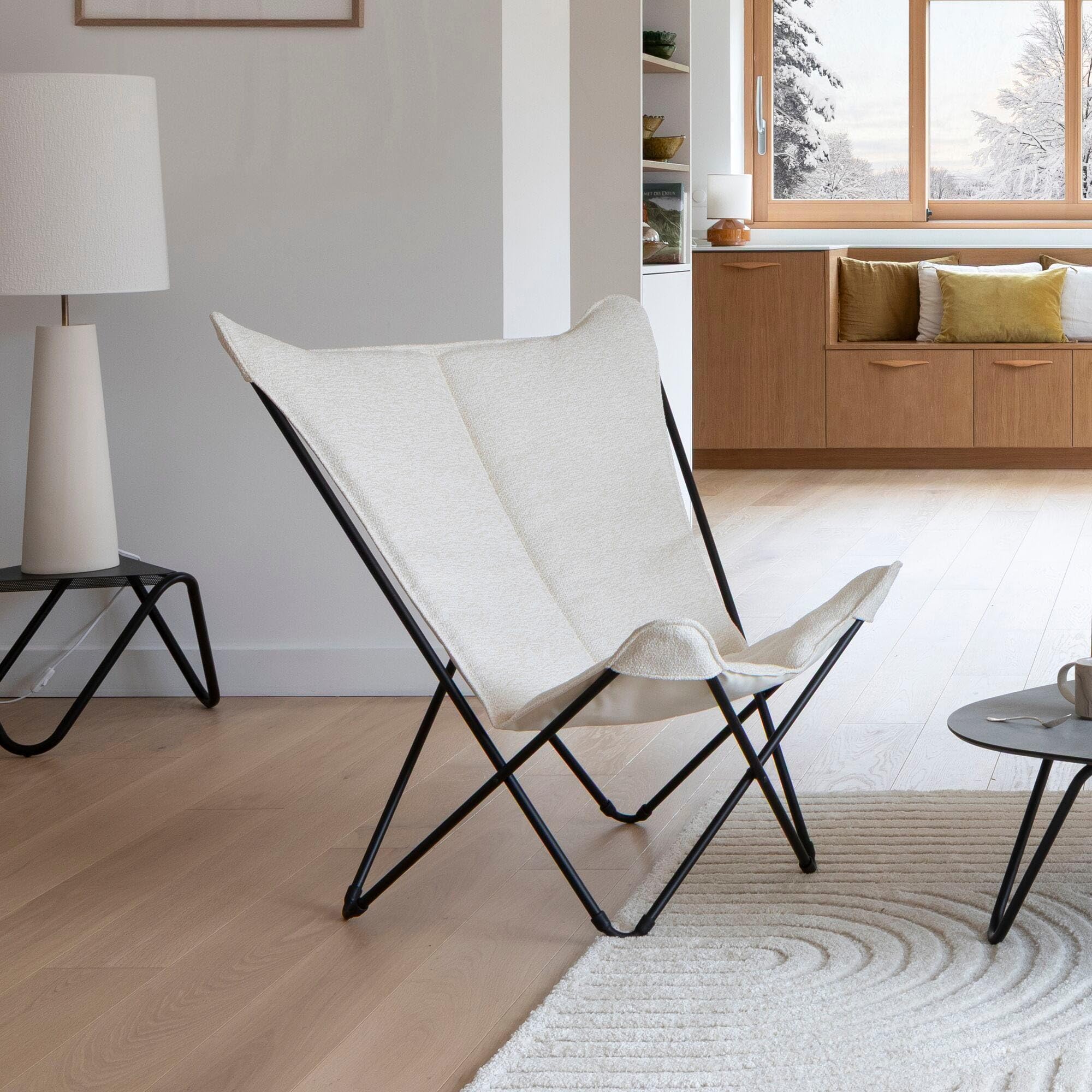 Lafuma - Fauteuil Papillon matelassé Grande Largeur