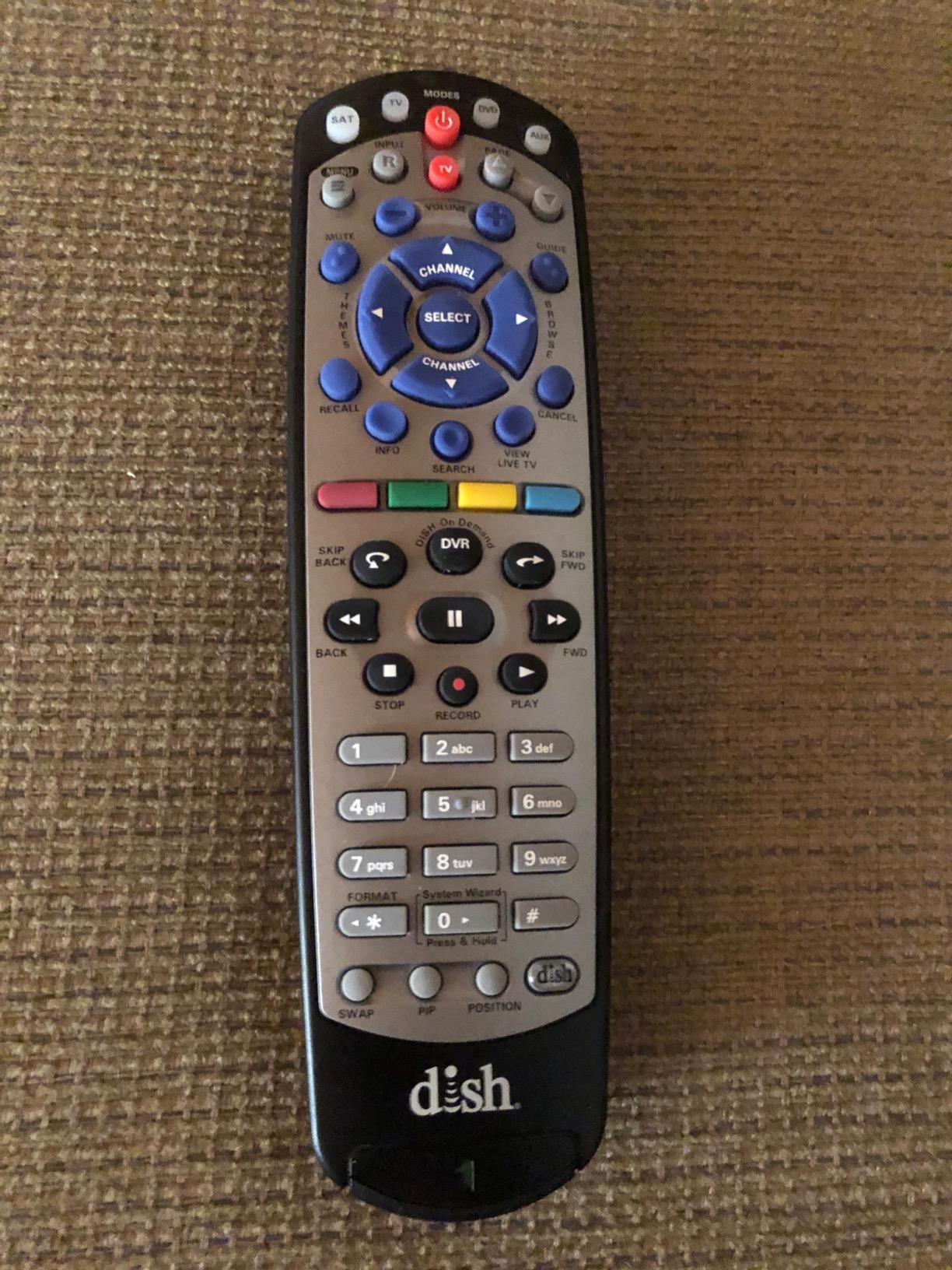 Replacement Dish Network 20.1 IR Learning Remote Control