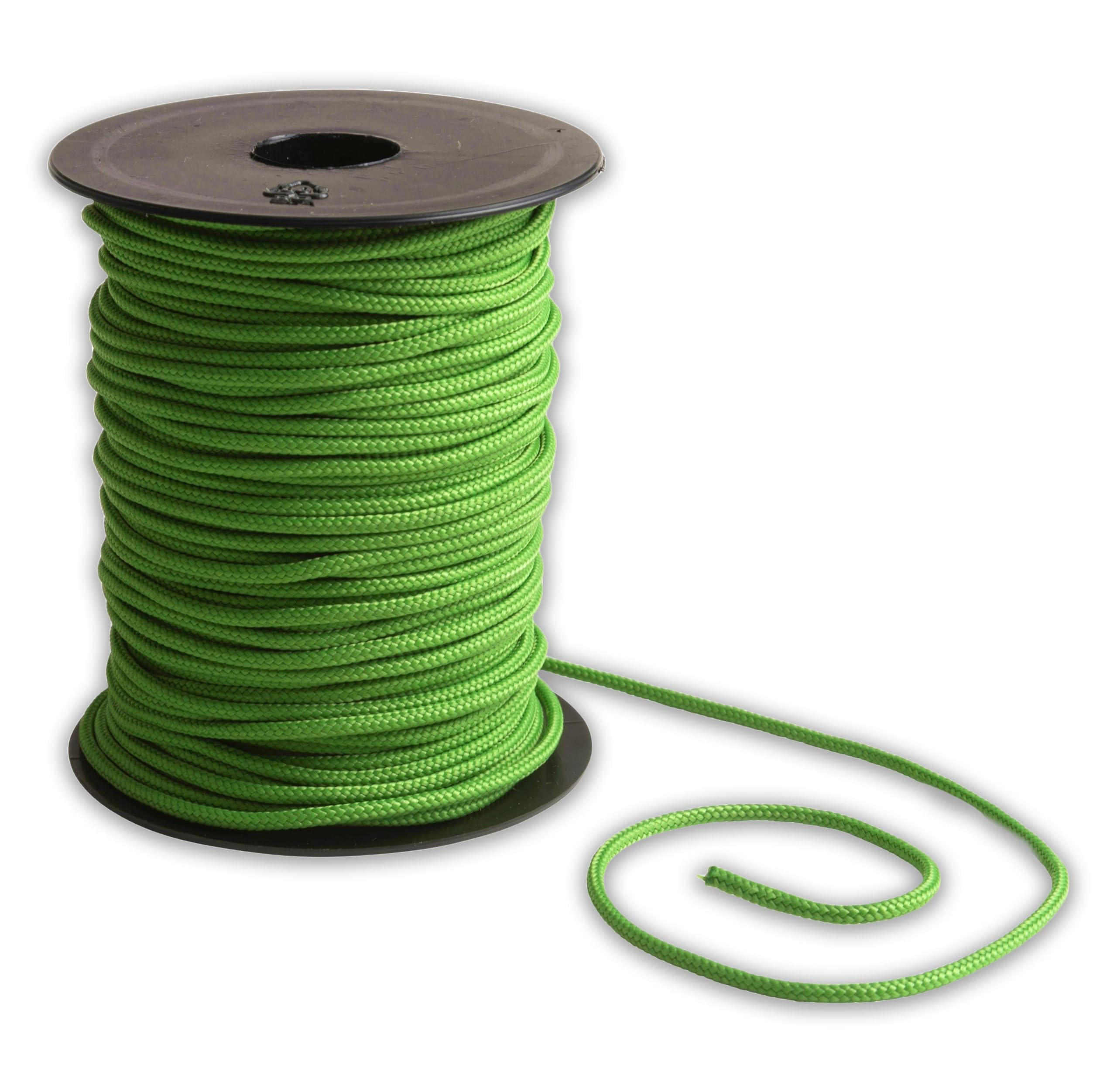 IPEA Pea Green Venetian Blind Braid - 50 Metres - Made in Italy - Nylon Cord Cord for Roman Blinds, Valances, Blinds, Accessories - Thickness 3mm - Thread