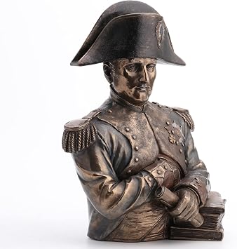 Veronese Design General Napoleon Bonaparte Cast Resin Bronze Finish Bust 9 5/8 Inch Height