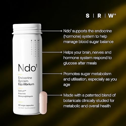Miniatura 3 de Equilibrio Ndo  Suplemento de apoyo para el azúcar en la sangre  Metabolismo de la glucosa, equilibrio hormonal y envejecimiento saludable