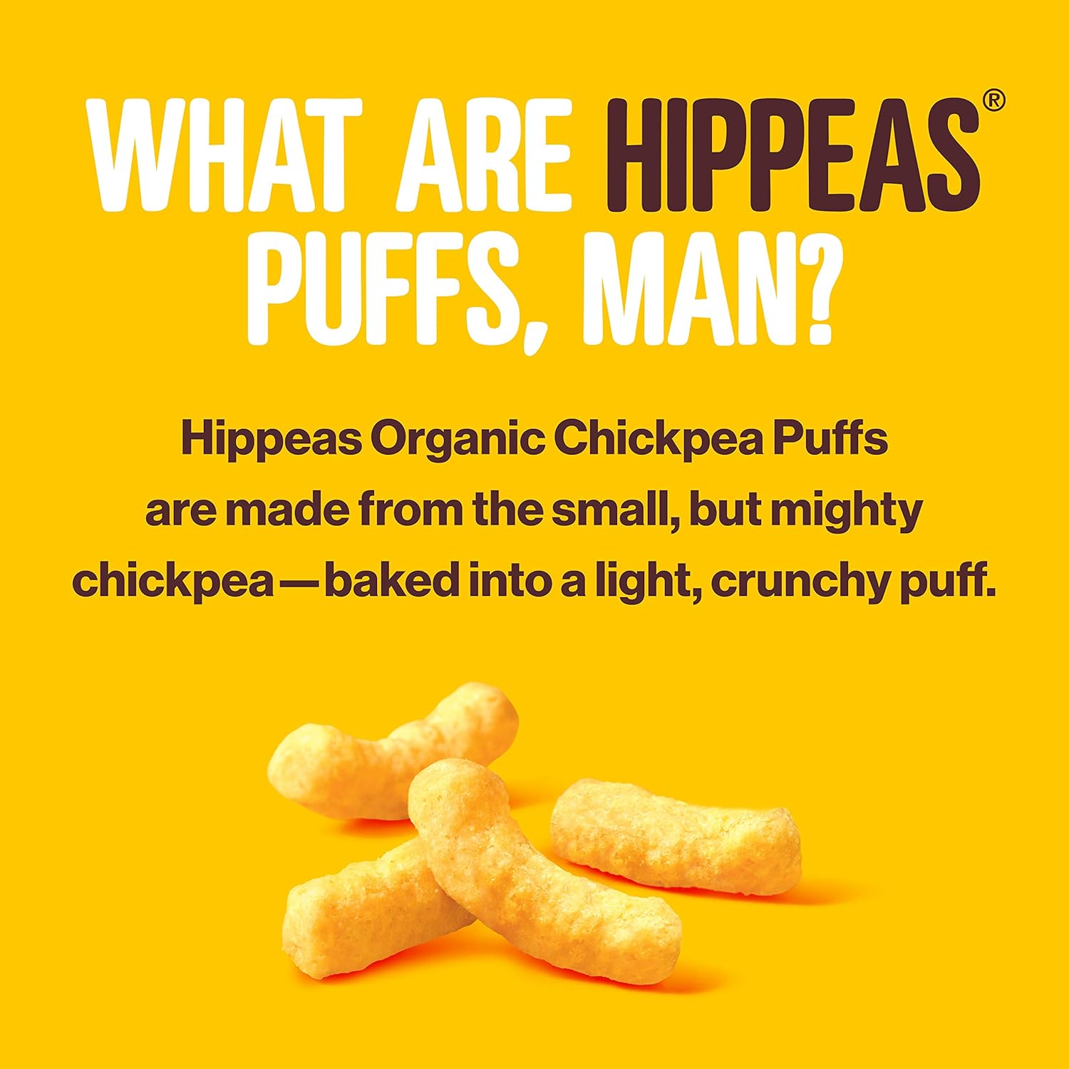 Buy HIPPEAS Organic Chickpea Puffs + Vegan White Cheddar 4 ounce