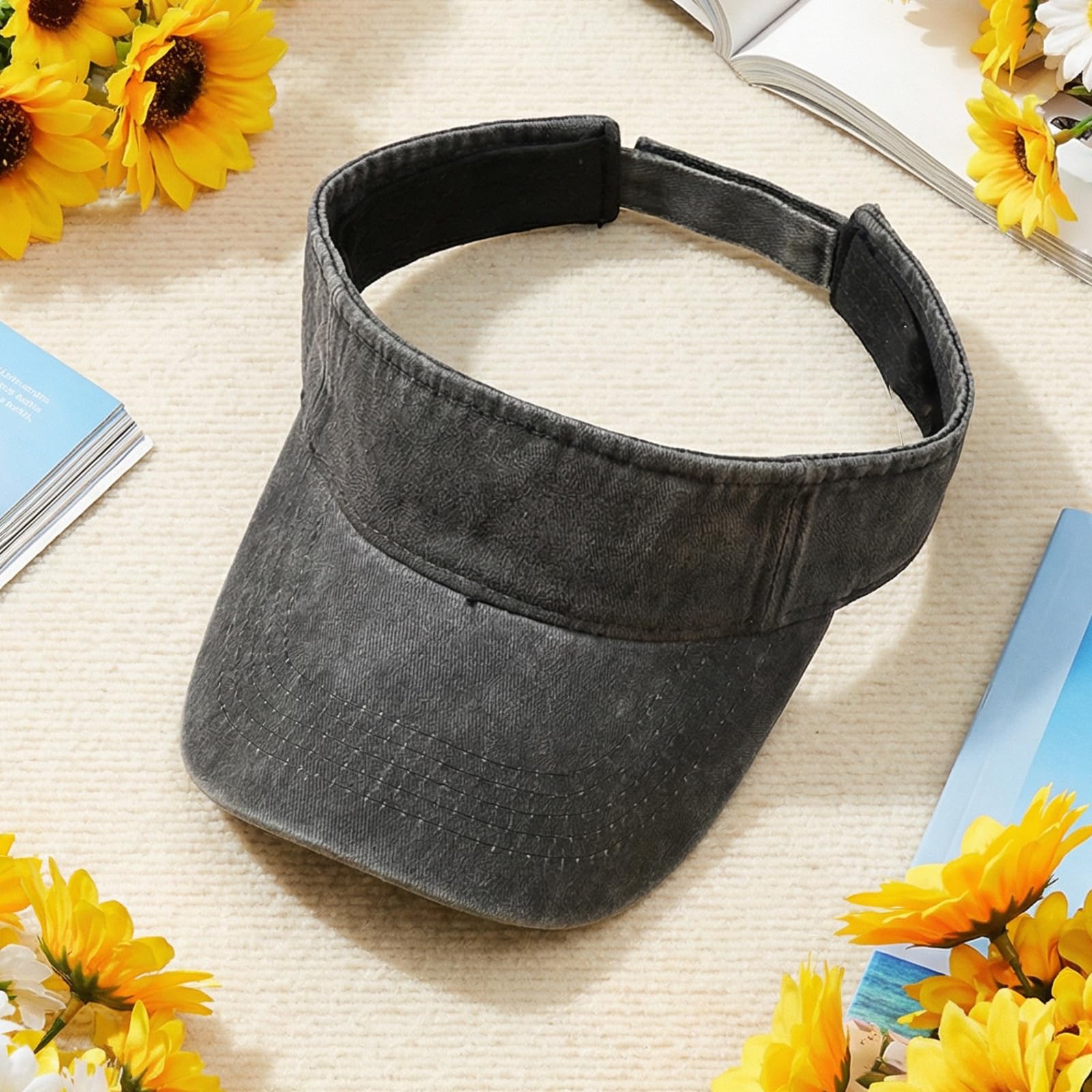 Casquette de golf unisexe avec visière pare-soleil réglable pour homme et femme