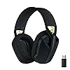 Logitech G G435 LIGHTSPEED Cuffie Gaming Wireless Bluetooth - Cuffie Over Ear Leggere, Microfoni Integrati, Batteria da 18 Ore, Compatibile con Dolby Atmos, PC, PS4, PS5, Smartphone - Nero