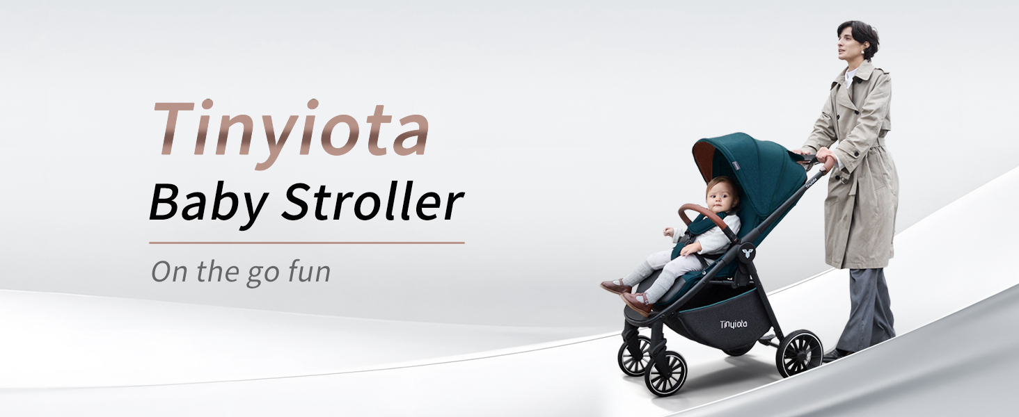 Amazon.com : Tinyiota All-Terrain Baby Stroller, 48.5lb Capacity