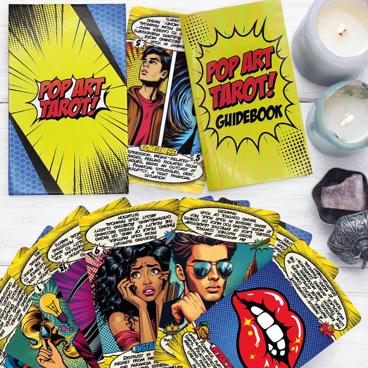 Tarot van heksen - De wereld van groene hekserij - Deck van 78 tarotkaarten met instructieboekje