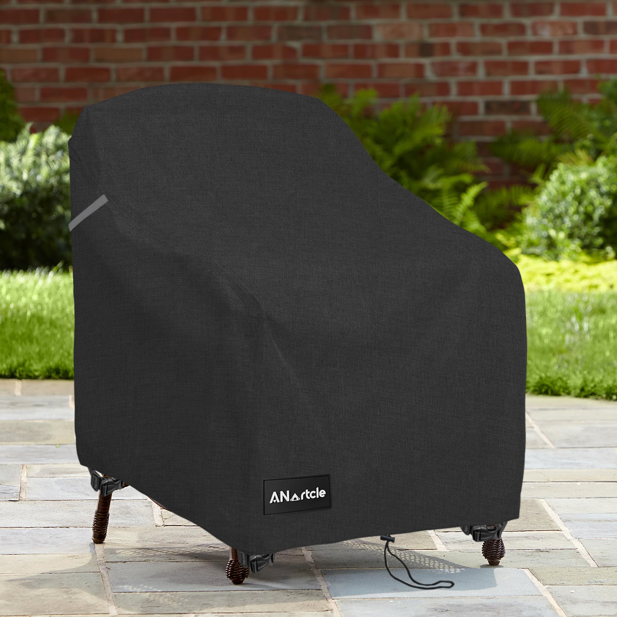 2 Coprisedia Girevole In PVC Trasparente Impermeabile Per Esterni - 30x86,4x96,5 Cm, Spessore 1,3 Mm