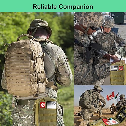 Miniatura 10 de Survival Kit, First Aid Kit Survival Gear Tools Trauma Kit with Molle Pouch for Outdoor, Camping, Hunting, Hiking, Earthquake, Home, Office, Gifts