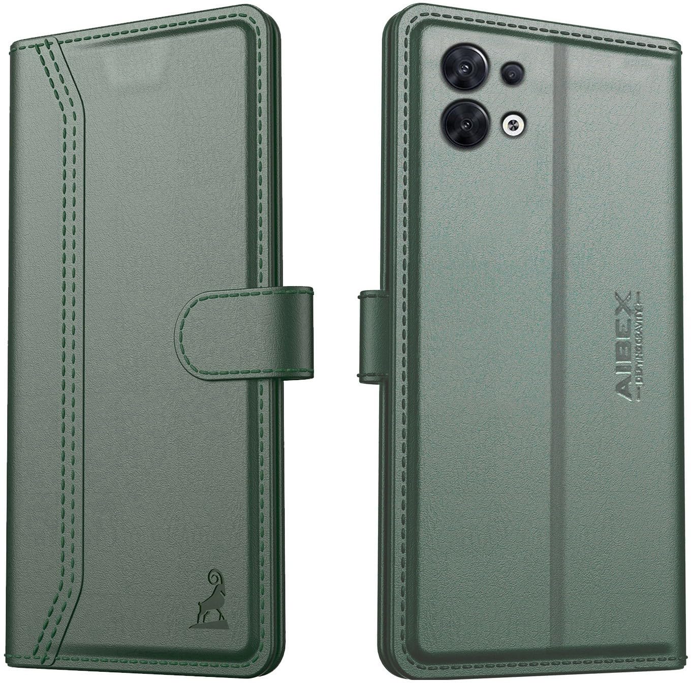 Oppo Reno 8 5G Flip Cover - Wallet Case with Stand -1