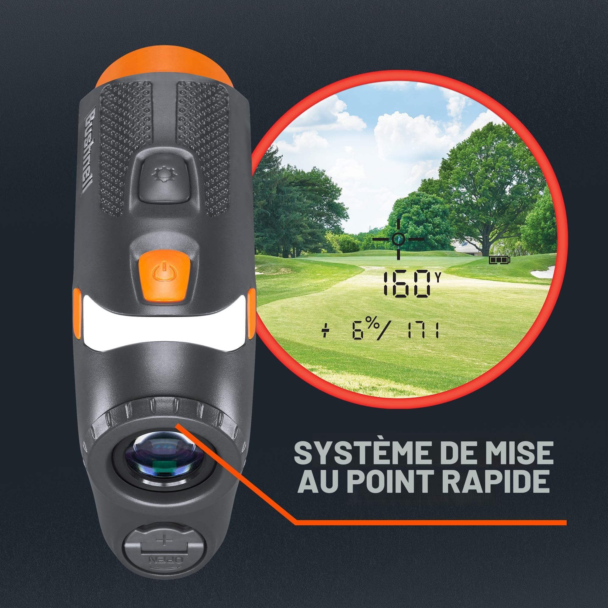 Bushnell Tour V6 Shift Télémètre Laser Golf Rangefinder 202321, Standard