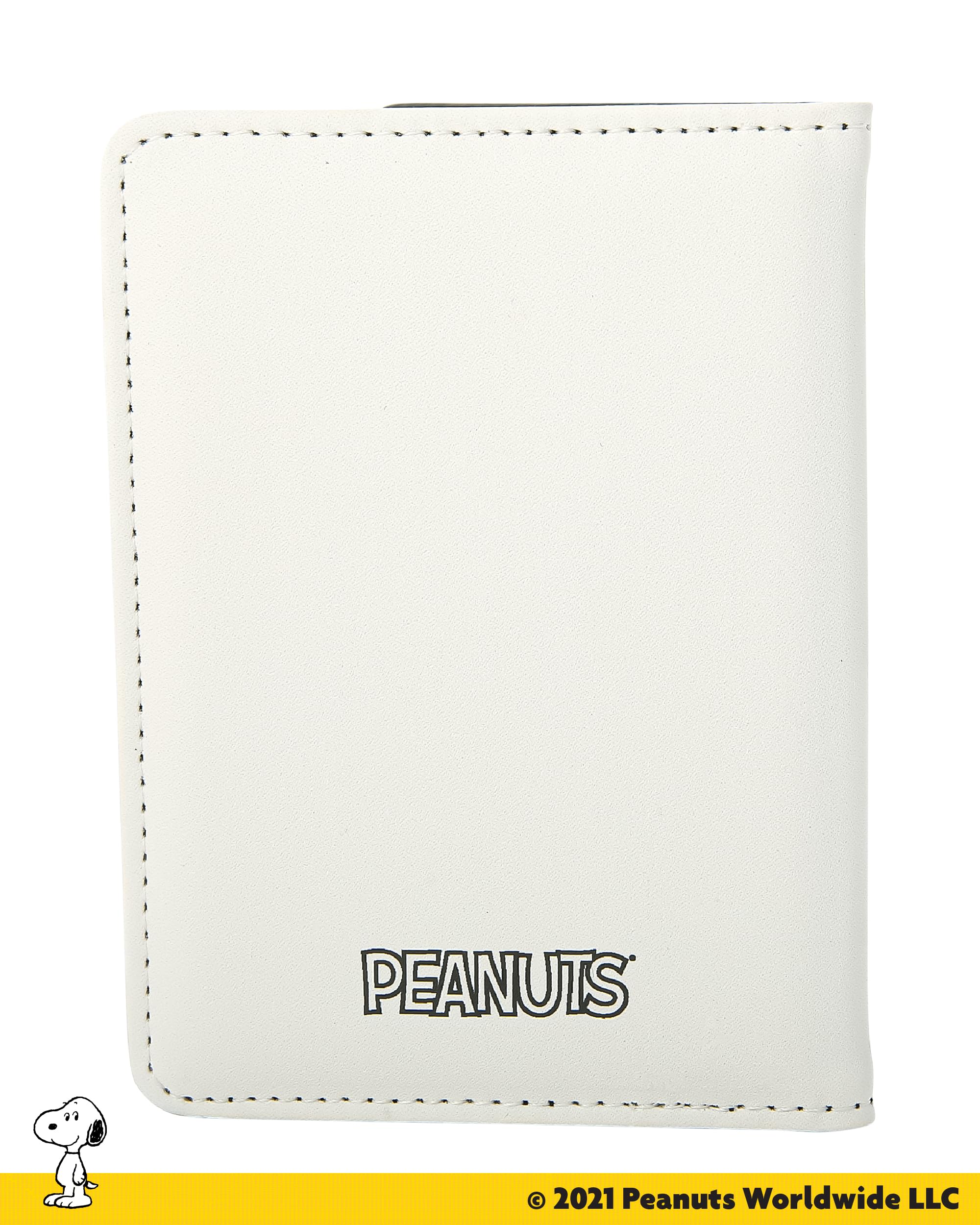 Peanuts Snoopy - Custodia per passaporto con licenza ufficiale, porta passaporto da viaggio, bianco, classico | Regali Woodstock e Snoopy