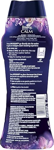 Vista 19 de Downy Infusiones - Perlas potenciadoras de aroma en el lavado, aroma Calm de lavanda y vainilla, 5.7 onzas