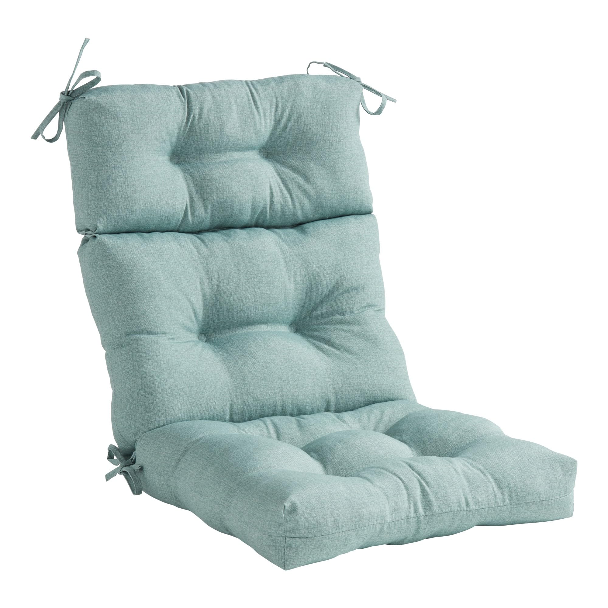 Greendale Home Fashions Seafoam 44'' x 22'' Outdoor High Back Chair Cushion