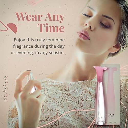 Miniatura 3 de Regal Fragrances Flower Bottle - Perfume para mujer, inspirado en el aroma del cristal brillante de Versace, aromas florales frescos clásicos de