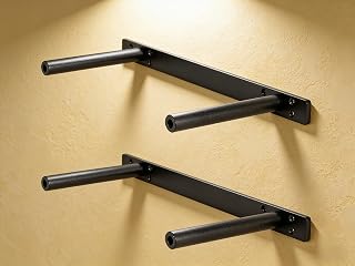Hidden Shelf Brackets , Floating Shelf Bracket (Additional Brackets -NO Kits) 16 Inch -2 Pcs