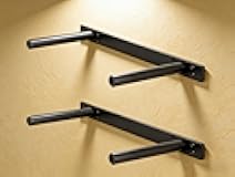 Hidden Shelf Brackets ， Floating Shelf Bracket (Additional Brackets -NO Kits) 16 Inch -2 Pcs