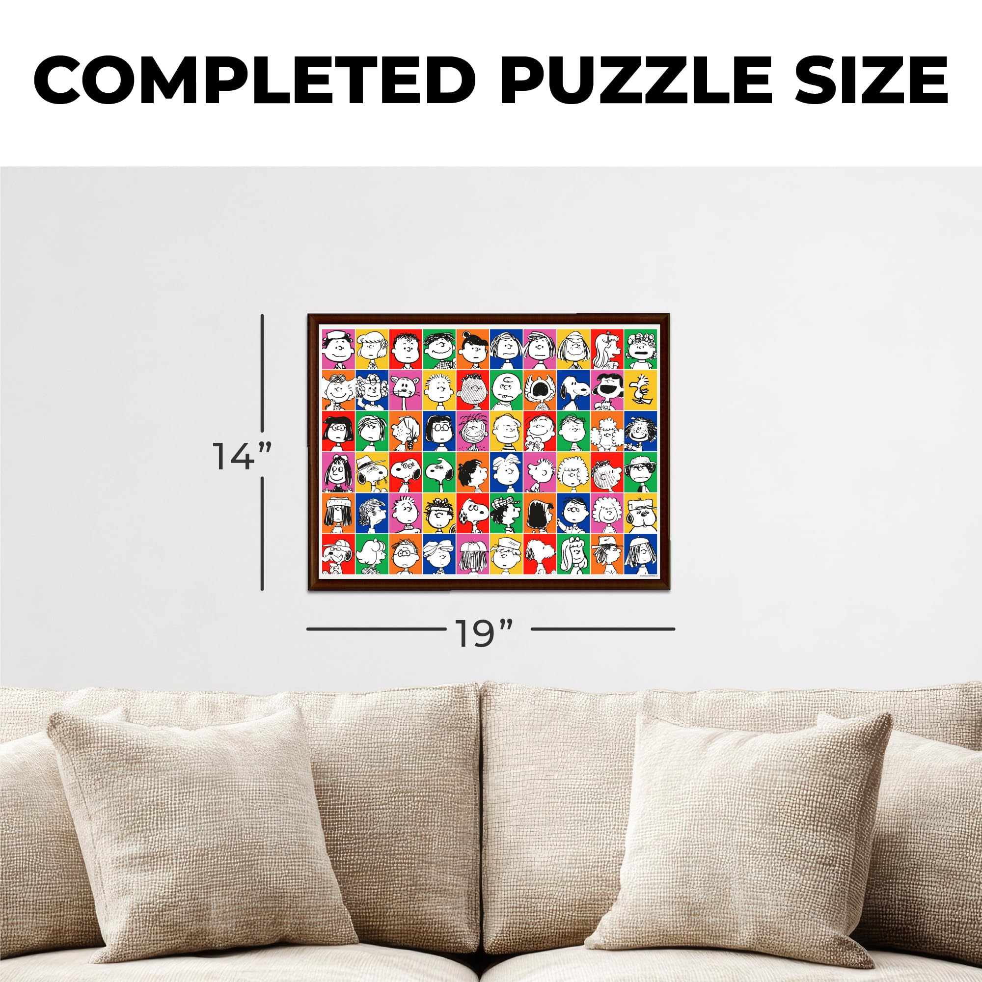 Amazon.com: Aquarius Peanuts 500 Piece Collage Puzzle for Adults