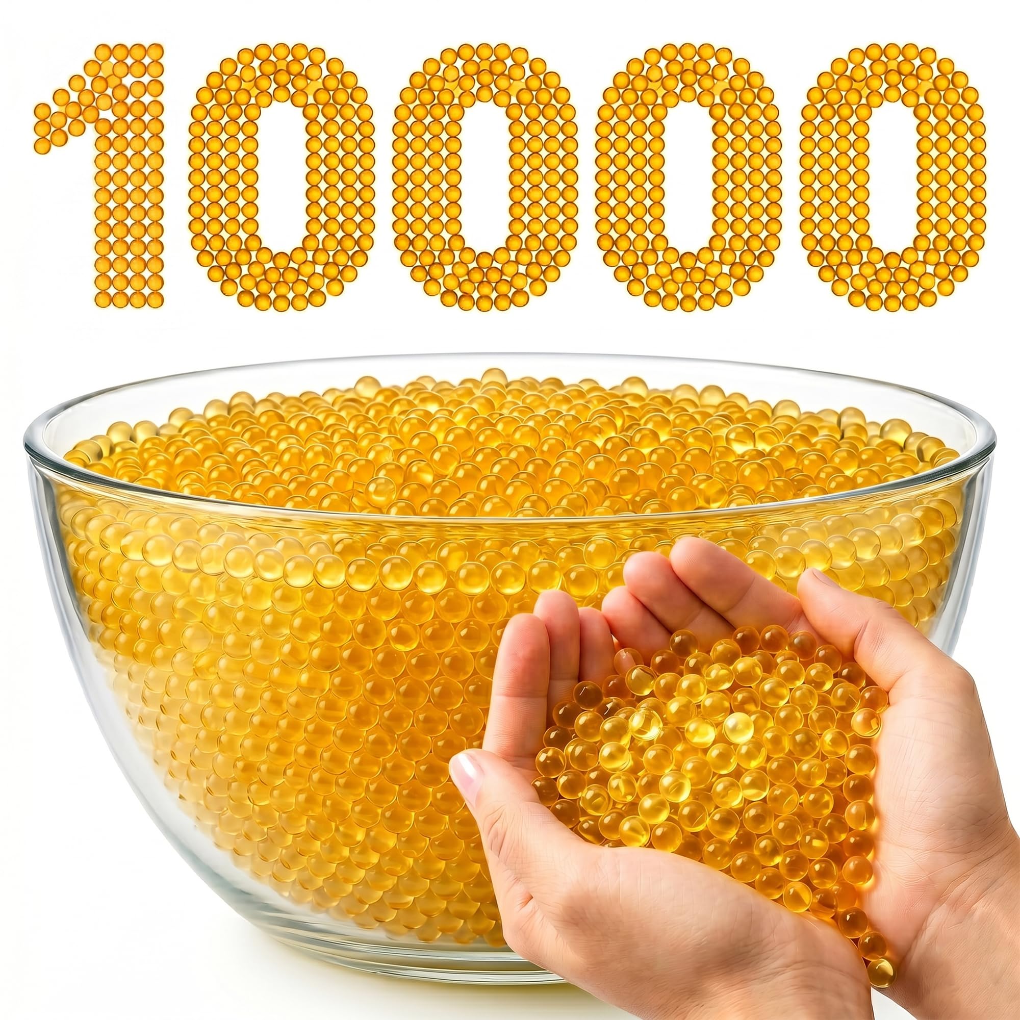 Gel Balls/7-8mm Water Bullets for Gun/Gel Blaster Ammo/Water Balls Bead Holder/Gel Blaster Water Beads/Ages 15+/Also Used for Toy Gun Home Decoration/Ammo for Gel Blaster (Orange, 10000 Pcs)-image-13