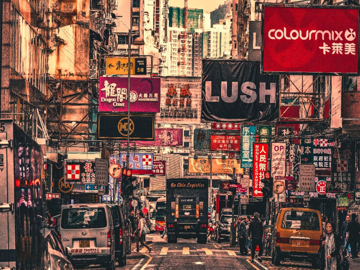 CALVENDO Puzzle Hong Kong 1000 Pieces 64 x 48 cm from Peter Roder
