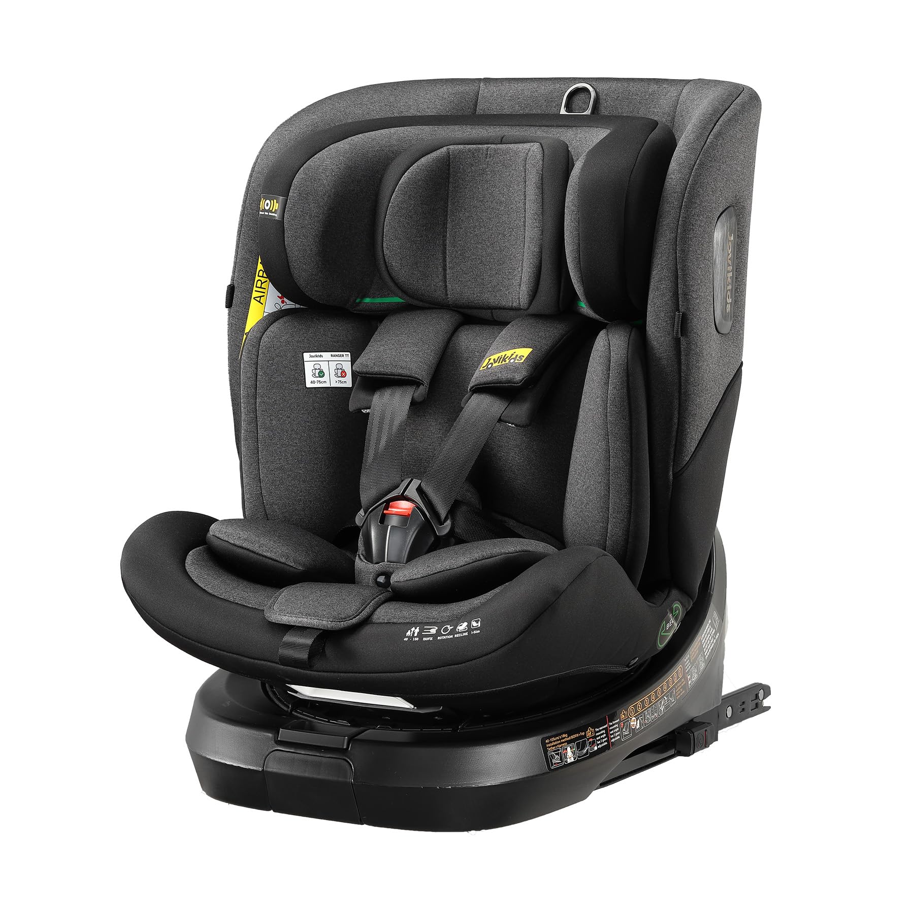 Amazon | Jovikids チャイルドシート ISOFIX、 0か月~12歳頃 360°回転