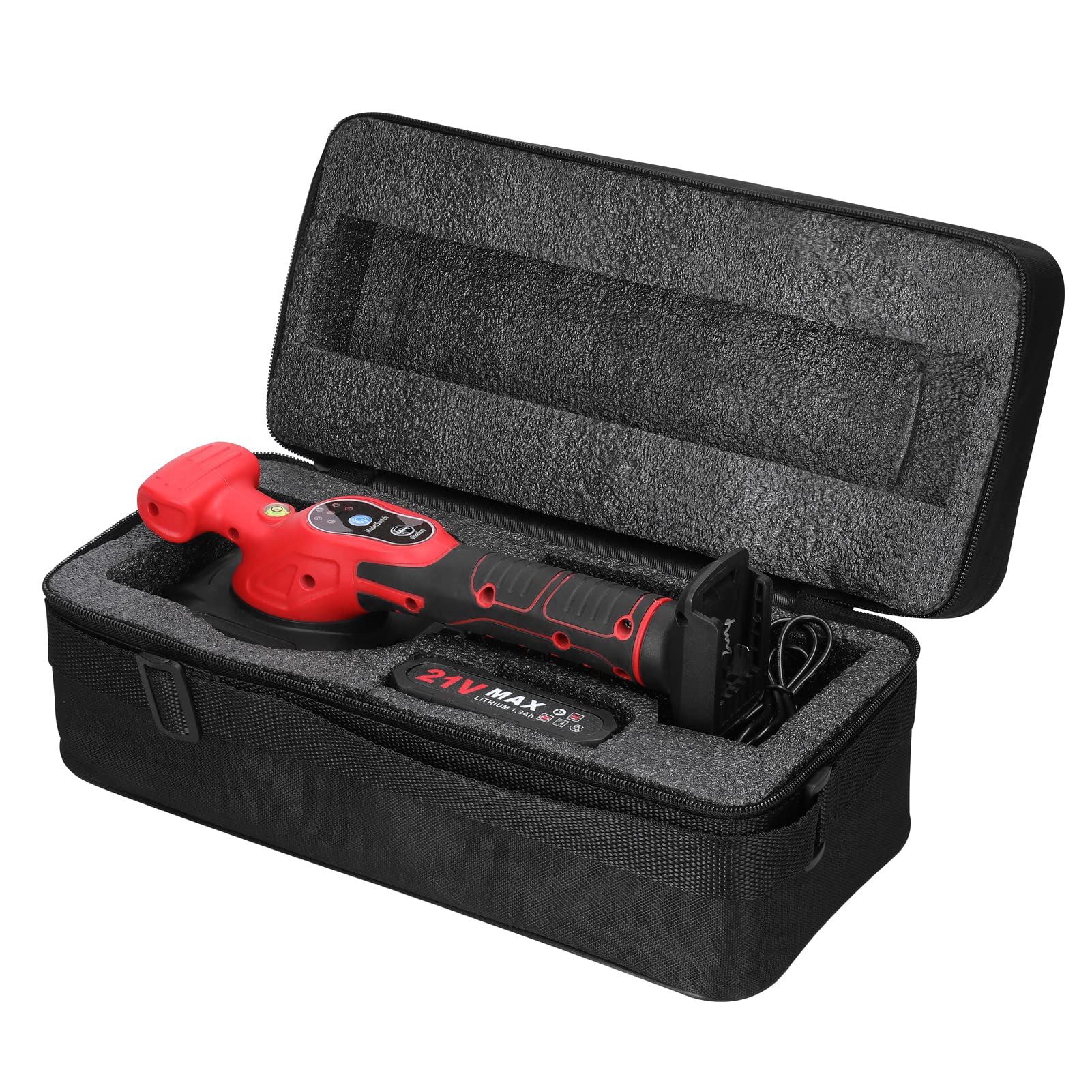 Vibratoria para Azulejos, Máquina Vibradora de Azulejos de 21 V con Batería de 2 * 1300 mAh, 5 Marchas Ajustables, Herramientas para diversos escenarios, como el hogar con ventosas agrandadas.