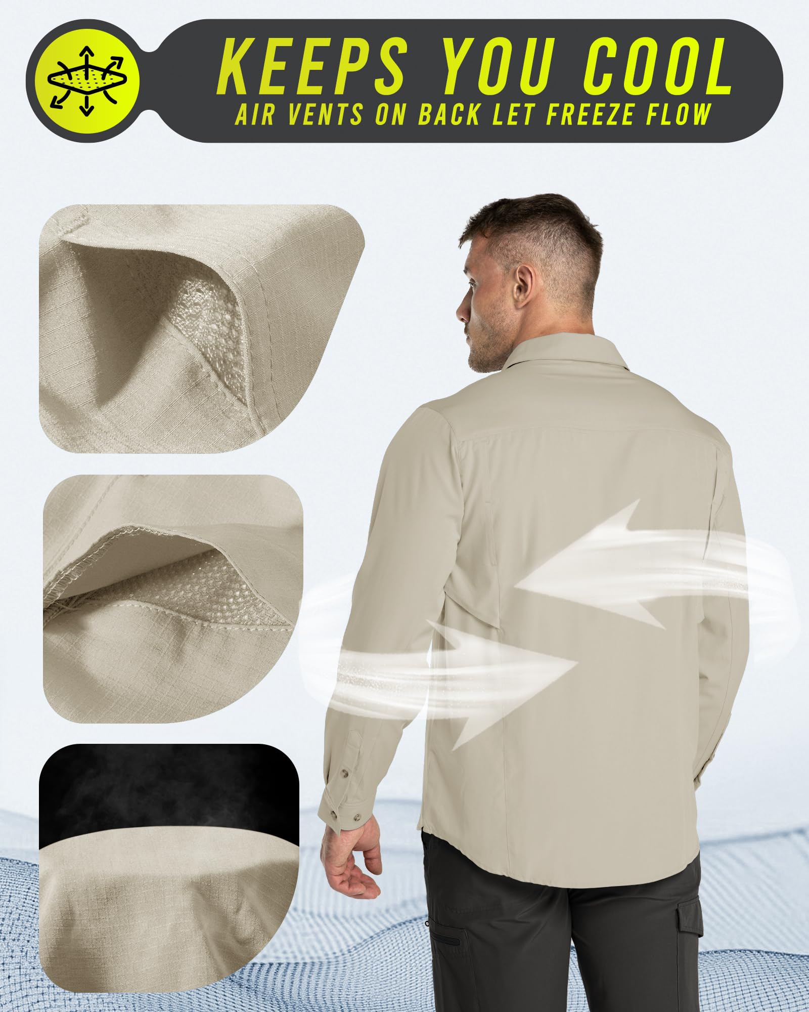 Outdoor Ventures Clásico Camisa Hombre