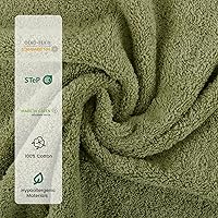 Vista 133 de SEMAXE Juego de 12 toallas de 100% algodón, 13 × 13 pulgadas, toallas suaves amarillas para la cara – súper absorbentes y de secado rápido, paño