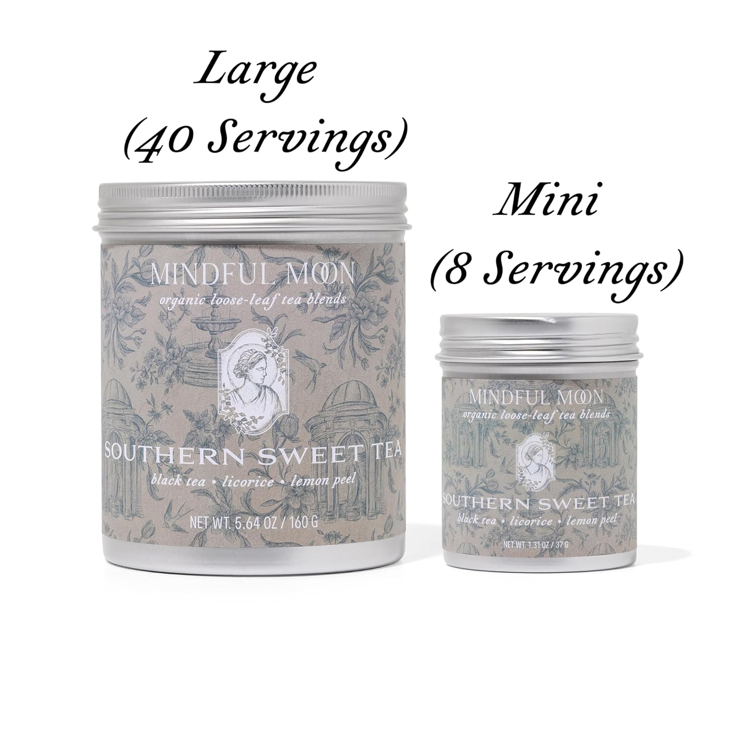 Southern Sweet Tea by Mindful Moon – Black Tea with Licorice & Lemon Peel – Caffeinated Loose Leaf Tea (Large)