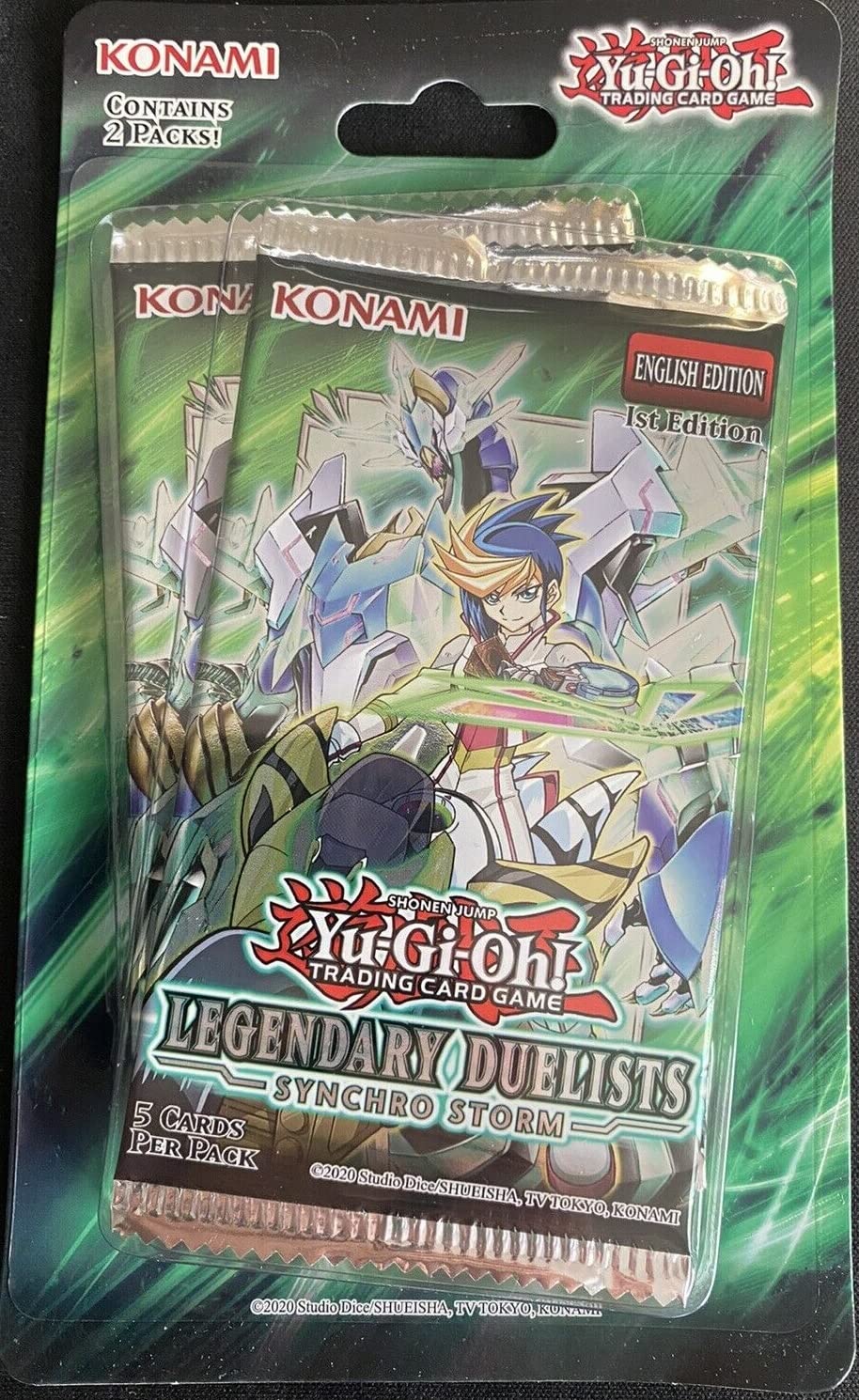 Amazon.com: Yu-Gi-Oh Trading Card Game Legendary Duelist Synchro Storm  Double Pack : Everything Else