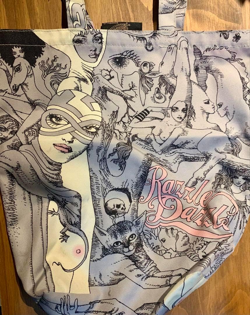 RAZZLE DAZZLE トートバッグ 大 グレイ BUCK-TICK 宇野亜喜良 トート