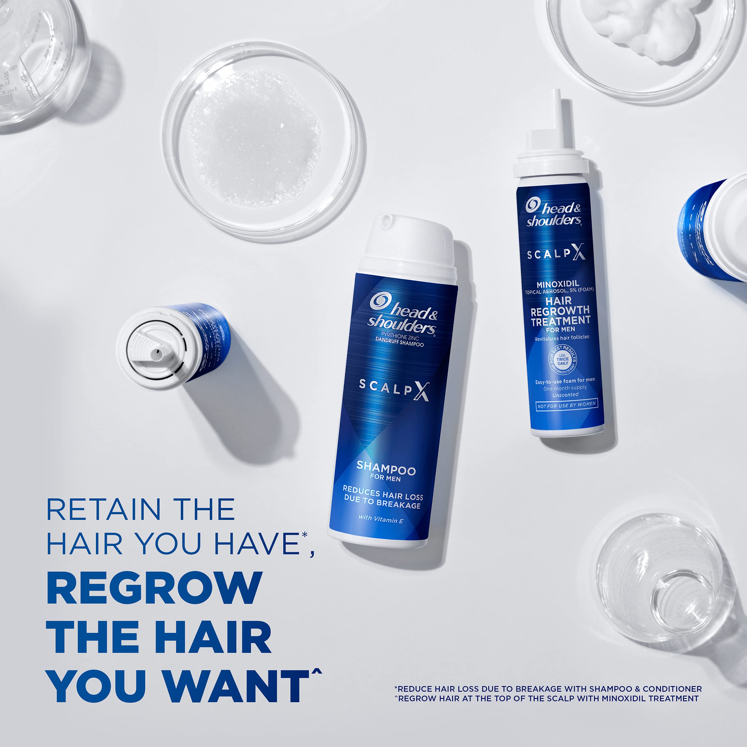 Buy Head & Shoulders Scalp X Anti Dandruff Shampoo for Men, 5 Fl Oz Hair Treatment Reduces and