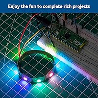 Vista 6 de SunFounder Starter Kit for Raspberry Pi Pico with 40 Projects Online Tutorials, MicroPython C Piper Make Code, One-Stop Learning Electronics and