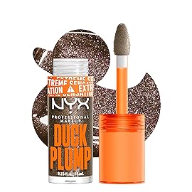 NYX PROFESSIONAL MAKEUP Duck Plump High Pigment Lip Gloss, Lip Plumper Gloss with Spicy Ginger - Onyxpected