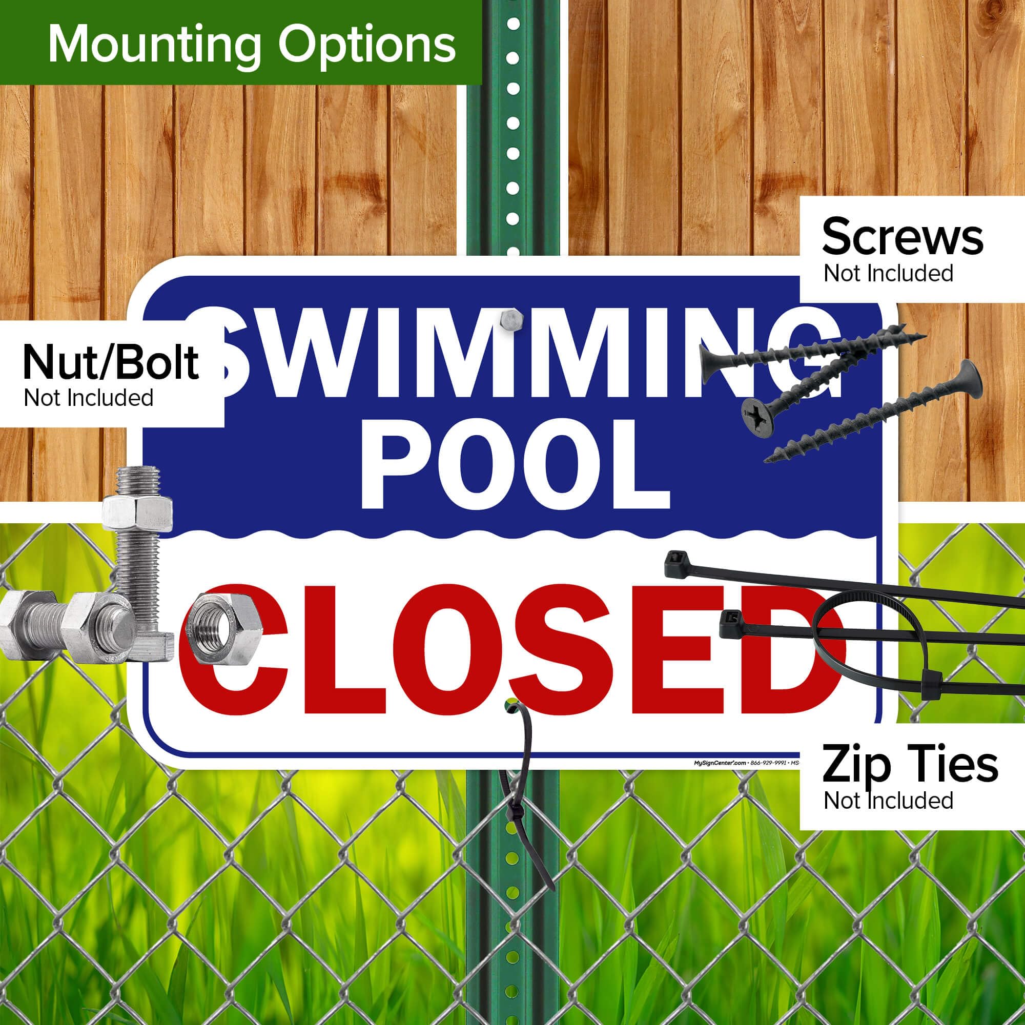 Pool Break Sign Pool Bar Pool Rules And Hours Signs - Made In USA | National Pool Decor