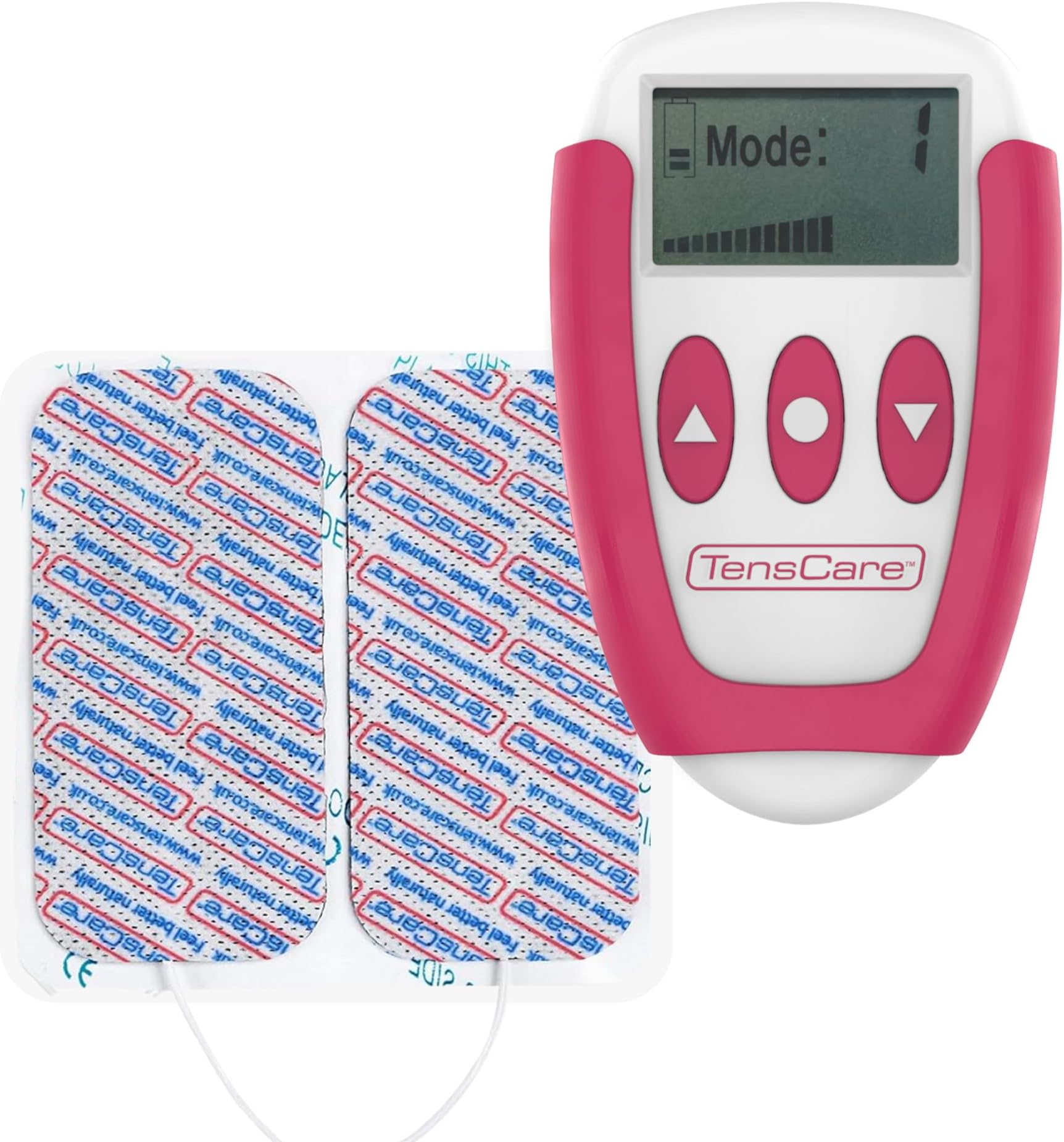 TensCare Ova+ - 4 Tailor Made TENS Programmes for Pain relief from Period Pain, Ednometriosis and Dysmenorrhea. Silent Unit to be used at Home, Work or on the Go