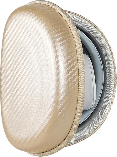 Geekria Shield - Funda para auriculares compatible con Beats Studio Pro, Solo 3, Solo 2, Solo HD, funda de repuesto rígida de viaje con