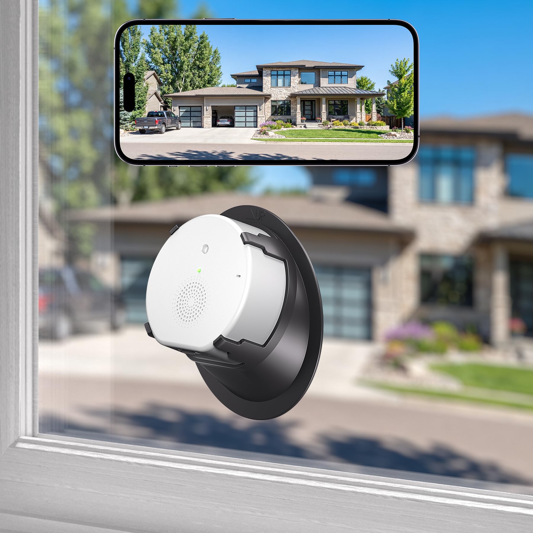 Rxuze 2.5K 4MP Indoor Window Camera, Wireless Cameras for Home Security White-1pcs