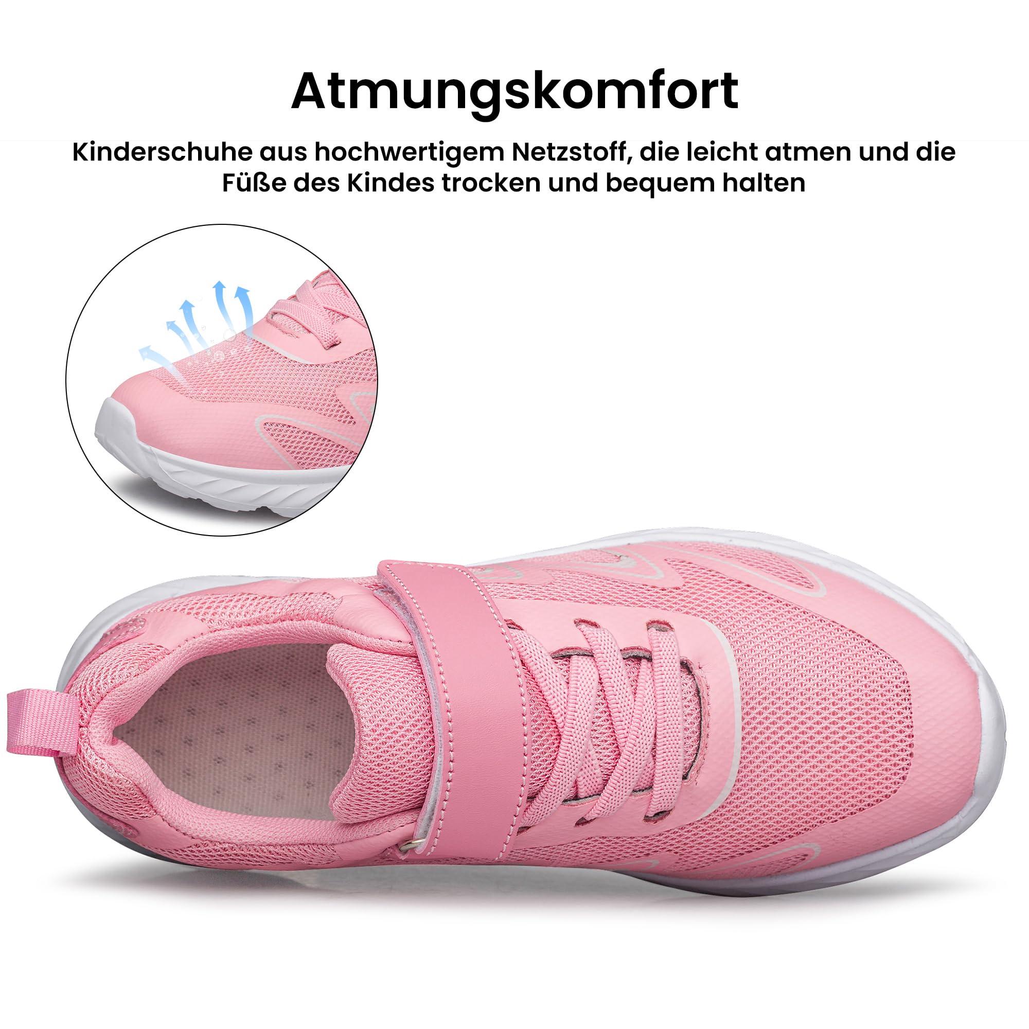 Raoendis Scarpe Sportive Bambini Sneaker Casual Ragazze Ragazzi Scarpe Traspirabile Scarpe da Corsa su Strada Atletico Scuola Outdoor Jogging Fitness
