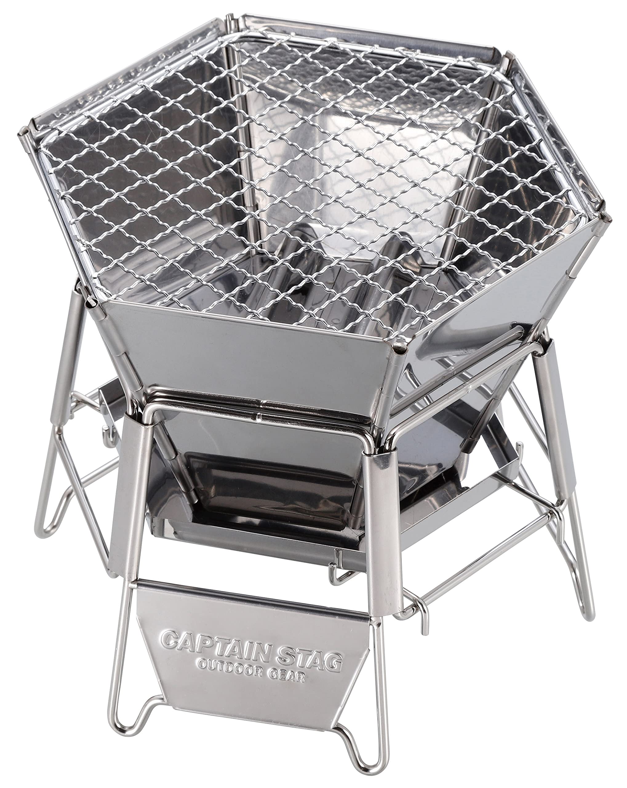 Amazon.com: Captain Stag UG-2042 Mesh Barbecue Net, Hexa